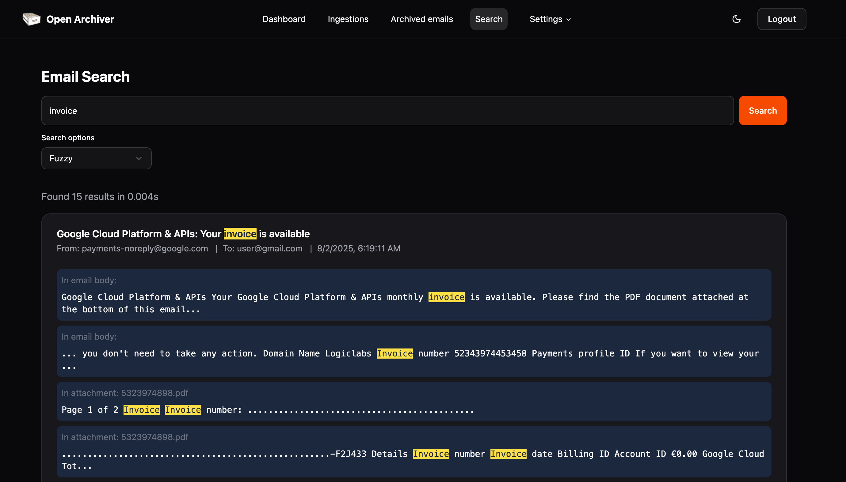 Product screenshot